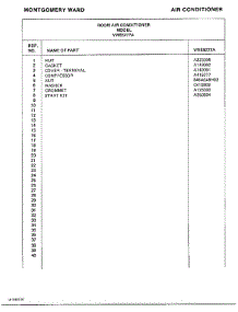 Room Air Conditioner Page 8 parts for Frigidaire Air Conditioner 5277A from AppliancePartsPros.com