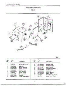 Room Air Conditioner Page 3 parts for Frigidaire Air Conditioner 5263004 from AppliancePartsPros.com