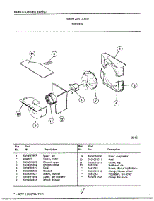 Room Air Conditioner Page 4 parts for Frigidaire Air Conditioner 5263004 from AppliancePartsPros.com