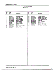 Air Conditioner Page 4 parts for Frigidaire Air Conditioner 5291A from AppliancePartsPros.com