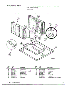 Air Conditioner Page 6 parts for Frigidaire Air Conditioner 5291A from AppliancePartsPros.com