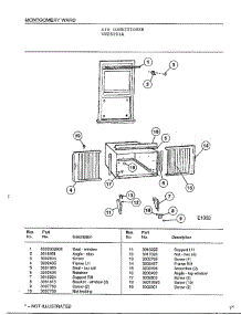 Air Conditioner Page 7 parts for Frigidaire Air Conditioner 5291A from AppliancePartsPros.com