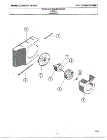 Room Air Conditioner Page 5 parts for Frigidaire Air Conditioner 5337A from AppliancePartsPros.com