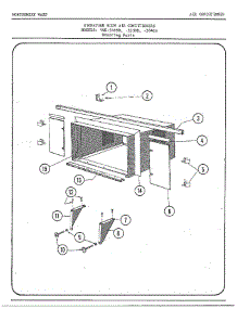 Mounting parts for Frigidaire Air Conditioner 5559B from AppliancePartsPros.com