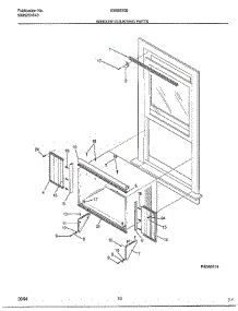 Window Mounting parts for Frigidaire Air Conditioner 5368000B from AppliancePartsPros.com
