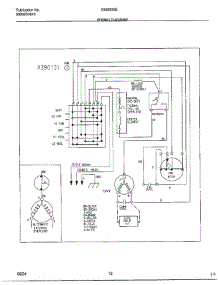 Wiring Diagram parts for Frigidaire Air Conditioner 5368000B from AppliancePartsPros.com