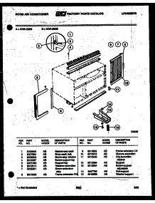 07 - Window Mounting Parts parts for Frigidaire Air Conditioner A06LE2E2 from AppliancePartsPros.com
