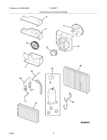 05 - Cooling & Air Flow Systems parts for Frigidaire Air Conditioner FAA055P7A5 from AppliancePartsPros.com