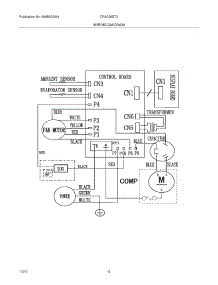 04 - Wiring Diagram parts for Frigidaire Air Conditioner CRA226ST210 from AppliancePartsPros.com