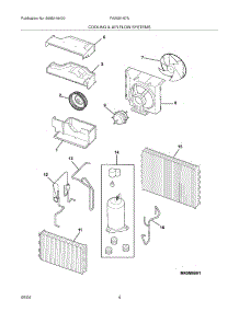 05 - Cooling & Air Flow Systems parts for Frigidaire Air Conditioner FAA051N7A3 from AppliancePartsPros.com