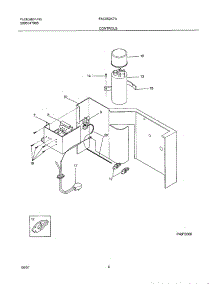 05 - Controls parts for Frigidaire Air Conditioner FAC052K7A2 from AppliancePartsPros.com