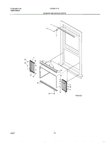 11 - Window Mounting parts for Frigidaire Air Conditioner FAC051K7A1 from AppliancePartsPros.com