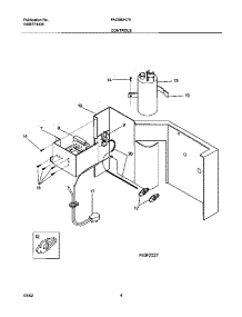 05 - Controls parts for Frigidaire Air Conditioner FAC052K7A10 from AppliancePartsPros.com