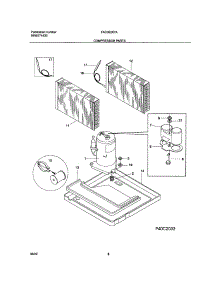 09 - System parts for Frigidaire Air Conditioner FAC052K7A10 from AppliancePartsPros.com