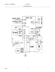 04 - Wiring Diagram parts for Frigidaire Air Conditioner CRA226ST20 from AppliancePartsPros.com