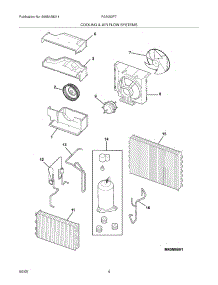 05 - Cooling & Air Flow Systems parts for Frigidaire Air Conditioner FAA053P7A8 from AppliancePartsPros.com