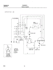 12 - Wiring Diagram parts for Frigidaire Air Conditioner FAA053M7A1 from AppliancePartsPros.com