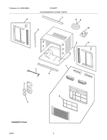 03 - Recommended Spare Parts parts for Frigidaire Air Conditioner FAA082P7AENG5 from AppliancePartsPros.com