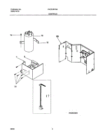 05 - Controls parts for Frigidaire Air Conditioner FAC051K7A6 from AppliancePartsPros.com