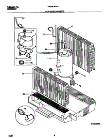05 - Compressor Parts parts for Frigidaire Air Conditioner FAB067W7B2 from AppliancePartsPros.com