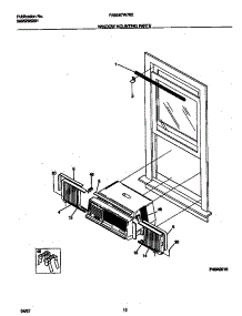 06 - Window Mounting Parts parts for Frigidaire Air Conditioner FAB067W7B2 from AppliancePartsPros.com