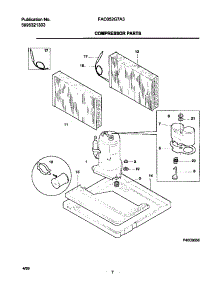 05 - Compressor Parts parts for Frigidaire Air Conditioner FAC052G7A3 from AppliancePartsPros.com