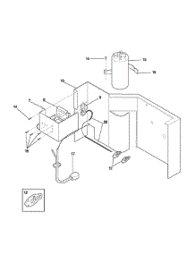 Controls parts for Frigidaire Air Conditioner FAC052K7A9 from AppliancePartsPros.com