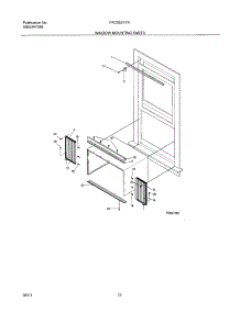 11 - Window Mounting parts for Frigidaire Air Conditioner FAC052K7A1 from AppliancePartsPros.com