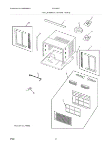 03 - Recommended Spare Parts parts for Frigidaire Air Conditioner FAA065P7AB from AppliancePartsPros.com