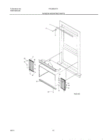 11 - Window Mounting parts for Frigidaire Air Conditioner FAC052K7A5 from AppliancePartsPros.com