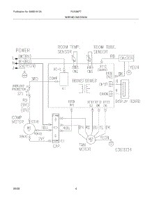04 - Wiring Diagram parts for Frigidaire Air Conditioner FAA086P7A13 from AppliancePartsPros.com