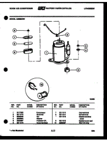 05 - Compressor Parts parts for Frigidaire Air Conditioner A08ME2E3 from AppliancePartsPros.com