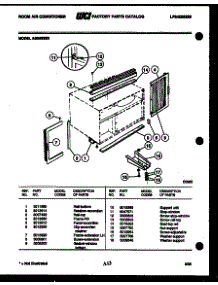 06 - Window Mounting Parts parts for Frigidaire Air Conditioner A08ME2E3 from AppliancePartsPros.com