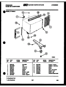 06 - Window Mounting Parts parts for Frigidaire Air Conditioner A11ME5L2 from AppliancePartsPros.com