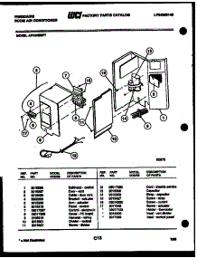 03 - Electrical Parts parts for Frigidaire Air Conditioner AR18NS8F7 from AppliancePartsPros.com
