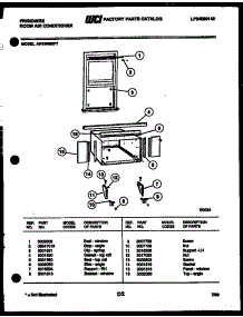 06 - Window Mounting Parts parts for Frigidaire Air Conditioner AR18NS8F7 from AppliancePartsPros.com