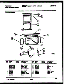 06 - Window Mounting Parts parts for Frigidaire Air Conditioner AR25NS5N1 from AppliancePartsPros.com