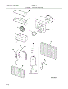 05 - Cooling & Airflow Systems parts for Frigidaire Air Conditioner FAA083P7A6 from AppliancePartsPros.com