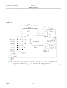 06 - Wiring Diagram parts for Frigidaire Air Conditioner FAA083P7A1 from AppliancePartsPros.com