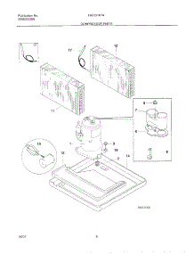 09 - System parts for Frigidaire Air Conditioner FAC051K7A4 from AppliancePartsPros.com