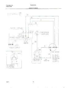 12 - Wiring Diagram parts for Frigidaire Air Conditioner FAC051K7A4 from AppliancePartsPros.com