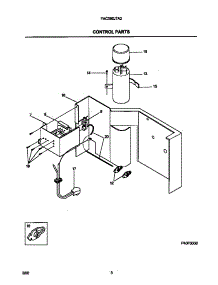 03 - Control Parts parts for Frigidaire Air Conditioner FAC080J7A2 from AppliancePartsPros.com