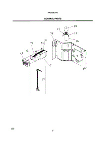 05 - Control Parts parts for Frigidaire Air Conditioner FAC055J7A3 from AppliancePartsPros.com