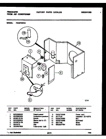 03 - Electrical Parts parts for Frigidaire Air Conditioner FAC073S7A1 from AppliancePartsPros.com