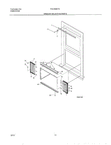 11 - Window Mounting parts for Frigidaire Air Conditioner FAC084K7A3 from AppliancePartsPros.com