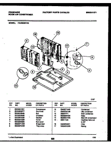 05 - System Parts parts for Frigidaire Air Conditioner FAC053S7A2 from AppliancePartsPros.com