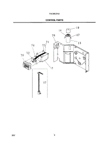 05 - Control Parts parts for Frigidaire Air Conditioner FAC085J7A3 from AppliancePartsPros.com
