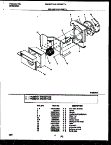 04 - Air Handling Parts parts for Frigidaire Air Conditioner FAC086T7A2 from AppliancePartsPros.com