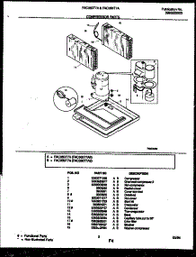05 - Compressor Parts parts for Frigidaire Air Conditioner FAC086T7A2 from AppliancePartsPros.com