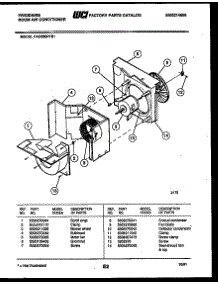 03 - Air Handling Parts parts for Frigidaire Air Conditioner FAC086P7B1 from AppliancePartsPros.com